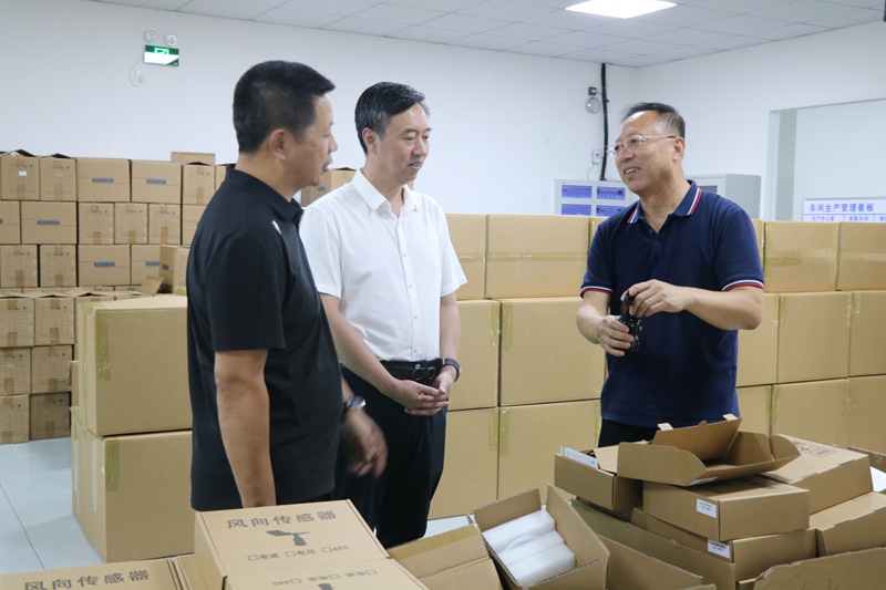 市科技局领导深入辉阳智联调研 助力科技创新企业发展
